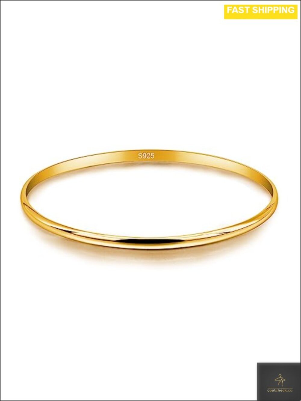925 Sterling Silver Bangle Bracelet Stackable Minimalist Women Jewelry